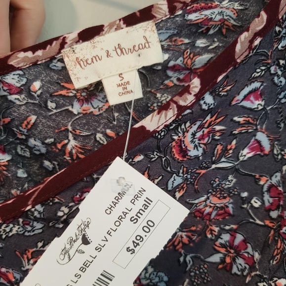 Floral dress hem and thread from The Pink Tulip - Picture 2 of 3